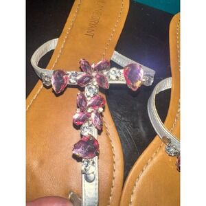 Lane Bryant Women's Size 10W Jewel Pink  Sandals